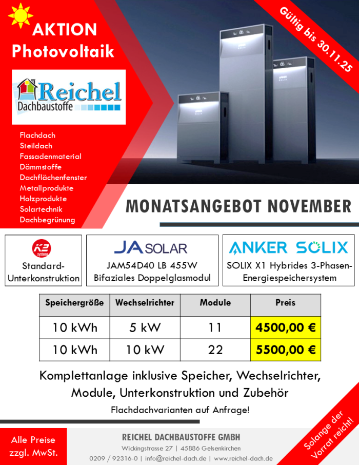 Monatsaktion November