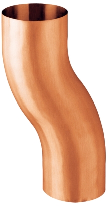 Kupfer Etagenbogen DN100