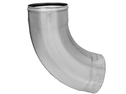 Verzinkter Bogen DN100  72 Grad