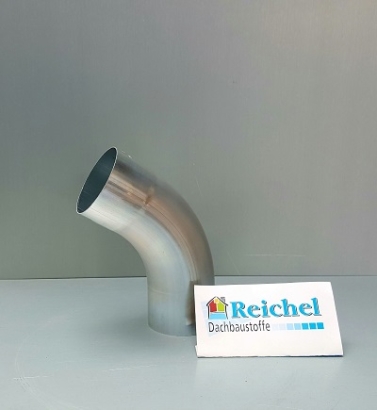 Zink Fallrohrbogen rund DN 60 60 Grad