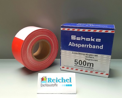 KELMAPLAST Absperrband 500 M – Rot/weiß, 80 Mm B Produktbild-Vorschau 1