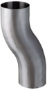 Zink Etagenbogen DN 76/100/120 (Sockelknie)