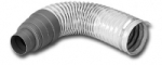 Flexibler Universalschlauch DN 125 m. Schlauchschelle und Reduzierstück